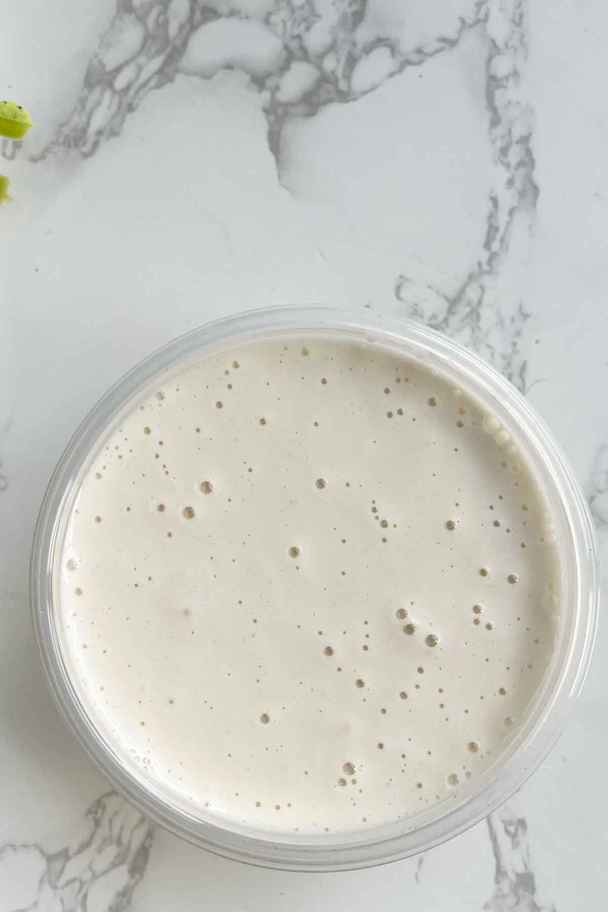 portioned dosa batter.