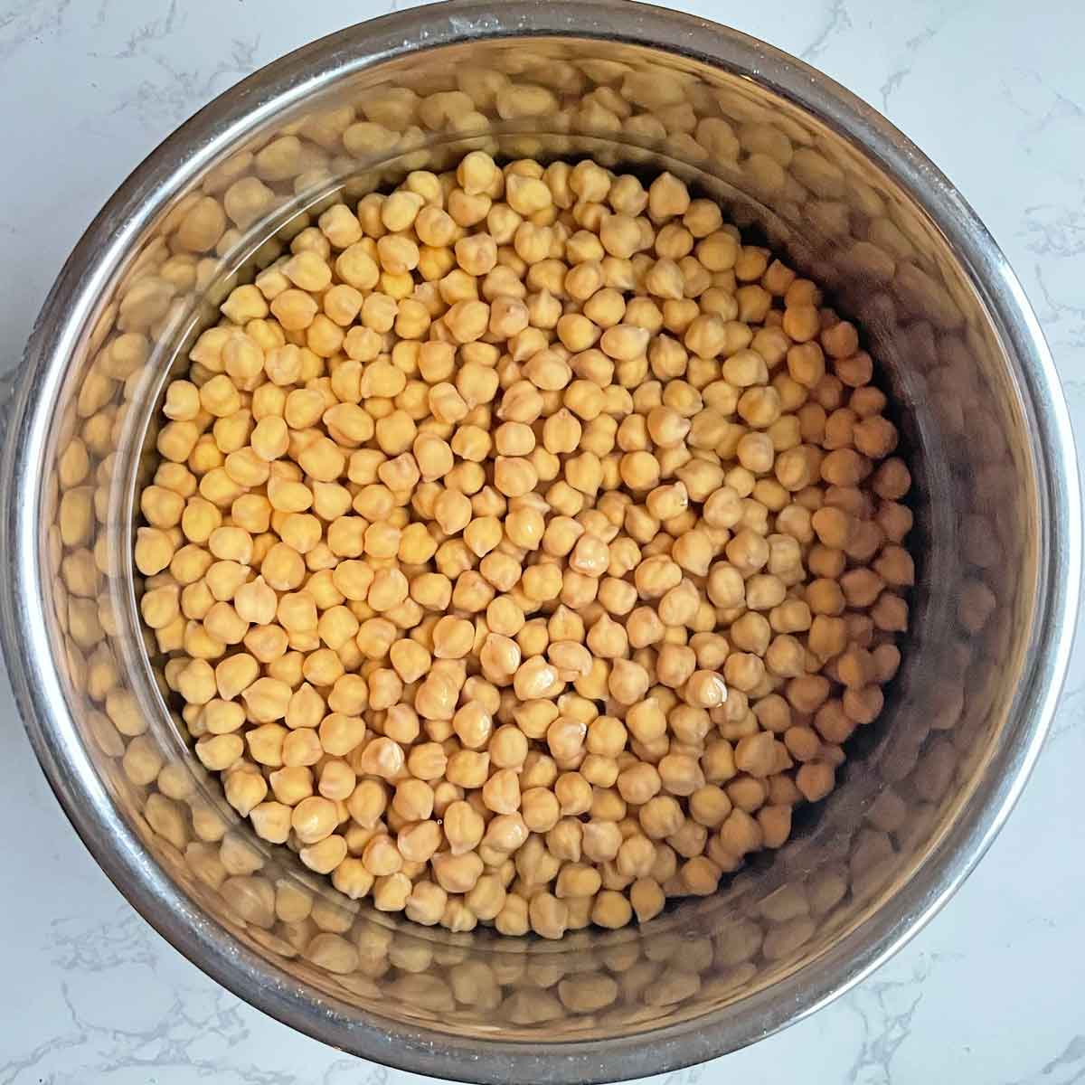 soak chickpeas before cooking.