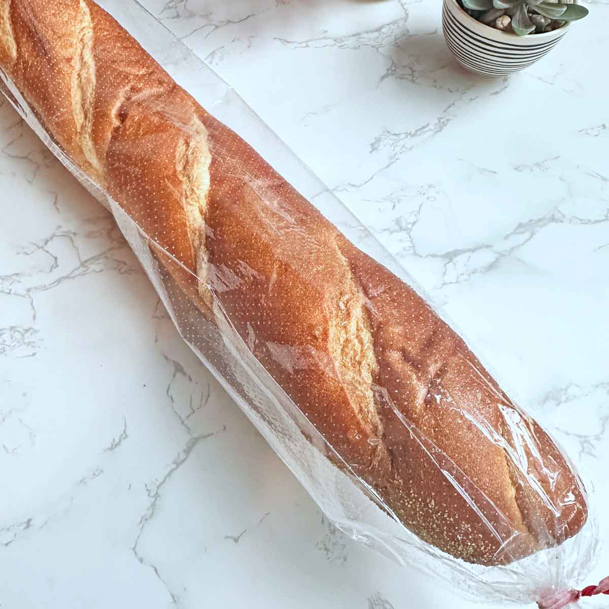 Frozen baguette.